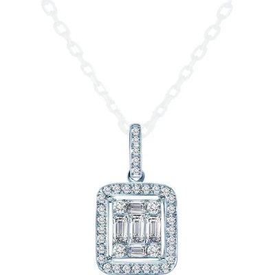 SAVICKI висулка: бяло злато. диаманти