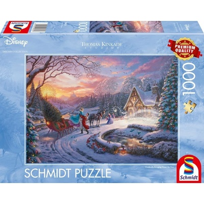 SCHMIDT Disney Popoluška s princom na Vianoce 1000 dielov