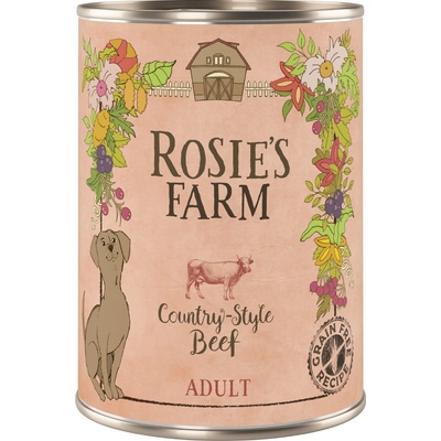 Rosies Farm Adult Hovězí 24 x 400 g