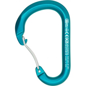 Kong Карабинер с щифт Kong Paddle Wire Bent Gate Snapgate carabiner - Blue (321-0199-0411)