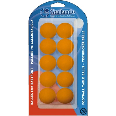 Garlando Míčky oranžové sada 10 kusů blister