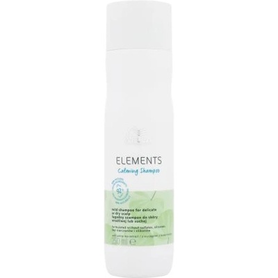 Wella Elements Calming Shampoo 250 ml укрепващ шампоан за химически третирана коса за жени