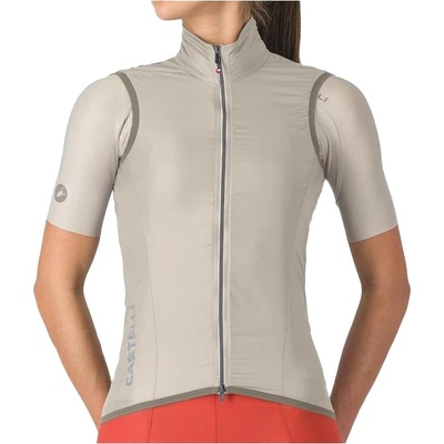Castelli Дамски елек за колоездене Castelli Women's Aria 2 Vest Cycling vest - Clay (154-0181-0214)