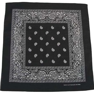 Bandana šátek černo bílý