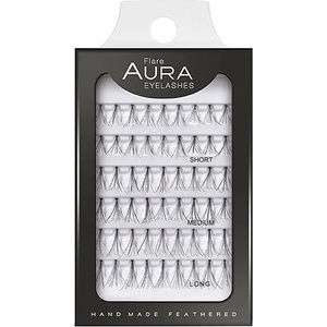 Aura Изкуствени мигли на снопчета Flare Eyelashes, N000 - ozone