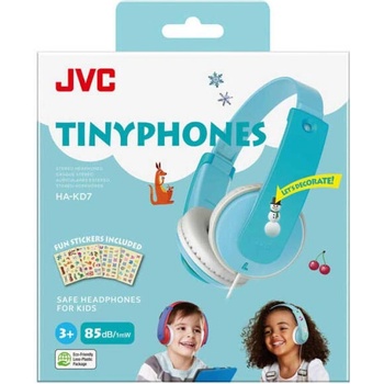 Image 1 of JVC Tinyphones blue /green HA-KD7-ZNE