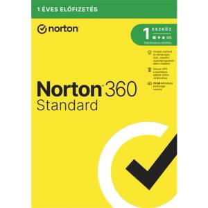 Symantec SW Norton 360 Standard - 21417481 - 10GB BG 1 потребител, 1 устройство/1 година, електронен лиценз (21417481)