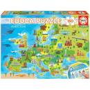 EDUCA Mapa Evropy 150 dielov