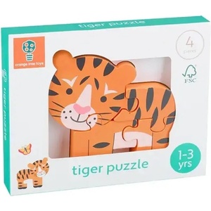 Orange Tree Toys Дървен пъзел Orange Tree Toys - Тигър (OTT06979) - baby