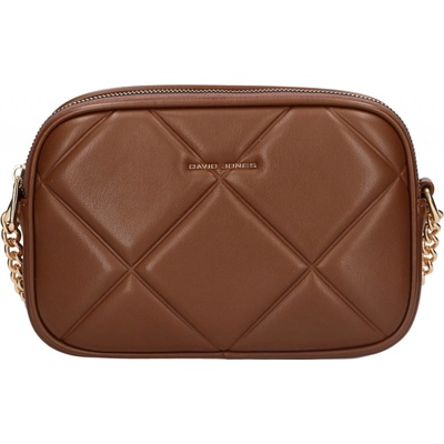 David Jones dámská crossbody kabelka Mikko hnědá