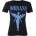 ROCK OFF дамска тениска Nirvana - Angelic Blue Mono - ROCK OFF - NIRVTS82LB