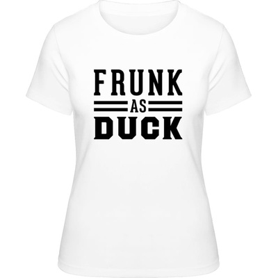 Premium Tričko Opilý jako kačka Bílá
