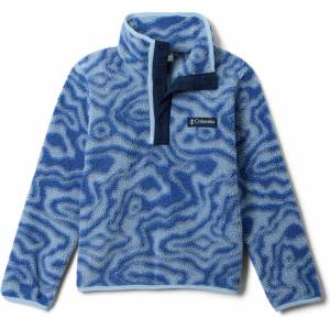 Columbia Helvetia II Printed Half Snap Fleece Mountain Blue T Детски размер: L / Цвят: син