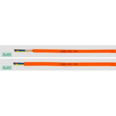 Helu H07BQ-F 22066-1000 riadiaci kábel 4 G 2.5 mm² 1000 m oranžová