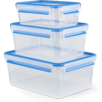 emsa 508567 кутия за хранителни продукти Правоъгълен Прозрачен 3 броя (508567) (508567)