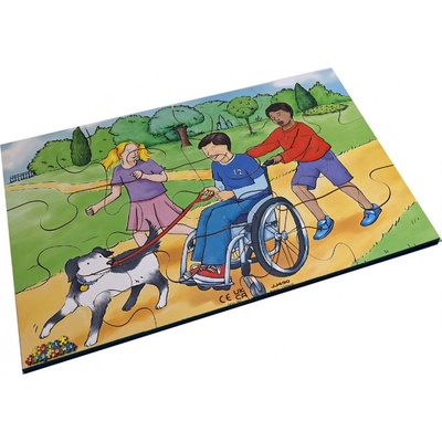 Just Jigsaws 490 Inklúzia drevený set 72 dielov