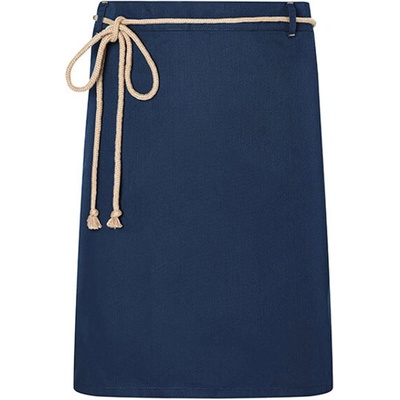 Karlowsky Pasová gastro zástera KY057 Steel-Blue 90 x 55 cm