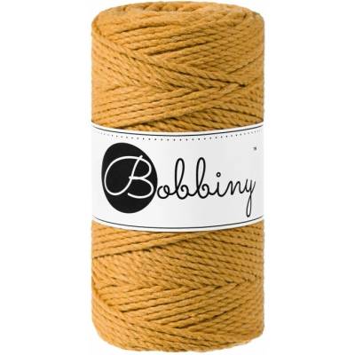 Bobbiny Macrame ropes 3PLY - 3mm Bobbiny - Macrame ropes 3PLY - 3mm: Mustard