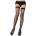 Leg Avenue Черни 7/8 мрежести чорапи Leg Avenue