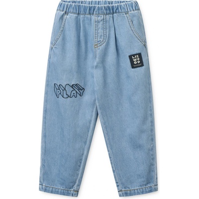 LIEWOOD Детски дънки LIEWOOD Kid's Borris Placement Light Denim Jeans - Play / Denim - размер 134 (EU) (701-4622-0119)