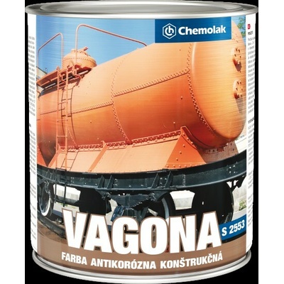 CHEMOLAK S 2553 VAGONA POLOMATNÁ 0,8l RAL 8004