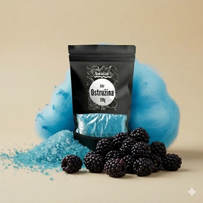 SnackAir Cukr Ostružina (šmoulí) a sladkého popcornu 200 g
