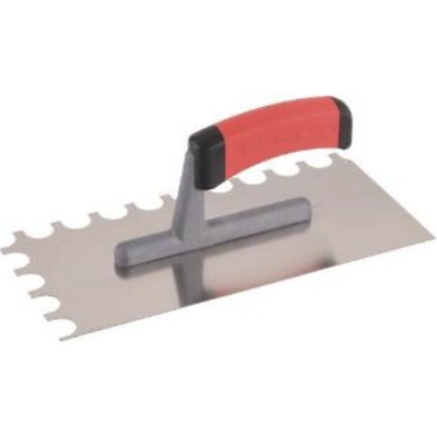Hladítko nerezové zubové 16x16mm 280x130mm gumenná rúčka FESTA