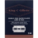 Příslušenství k holicím strojkům Gillette King C. Double Edge žiletky 10 ks