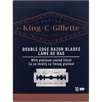 Gillette King C. Double Edge žiletky 10 ks