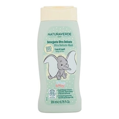 Naturaverde Disney Baby Ultra Delicate Wash jemný čisticí gel na tělo i vlasy 200 ml