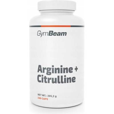 GymBeam Arginine + Citruline 240 kapslí