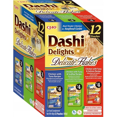 Dashi Delights Delicate Flakes Chicken & Tuna 12 x 40 g