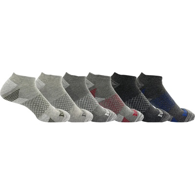 Everlast Мъжки чорапи Everlast 6 Pack Trainers Socks Mens - Grey Hung
