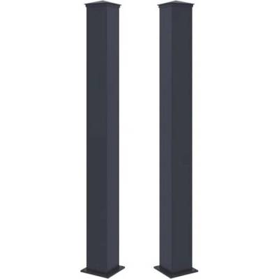G21 pro branku a bránu 15x171 cm s patkou, antracitový, 2 kusy