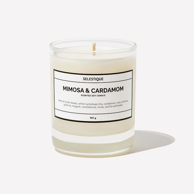 Selestique® Mimosa & Cardamom - Ароматна свещ 160 г