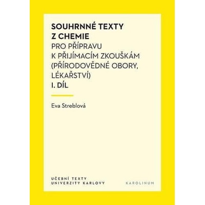 Souhrnné texty z chemie pro přípravu k přijímacím zkouškám I. díl