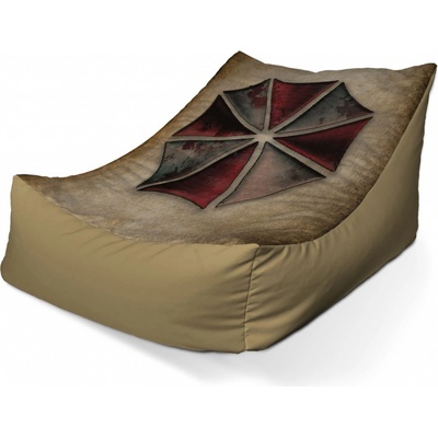 Sablio sedací vak lounge Resident Evil Umbrella Corporation Vintage 80 x 95 x 50 cm