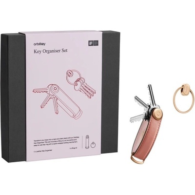 Kľúčenka Orbitkey Key Organiser Set + Ring Rose Gold