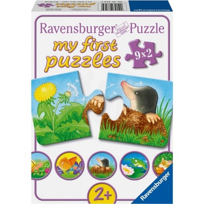 Ravensburger Zvířata na zahradě 9 x 2 dielov