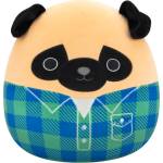 Jazwares Мопс в карирана риза - Принц, 30 см (SQCR06622)