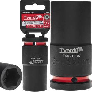 Tvardy Ударна вложка удължена 3/4" 6-стен 27mm CR-MO 82071 (T00213-27)