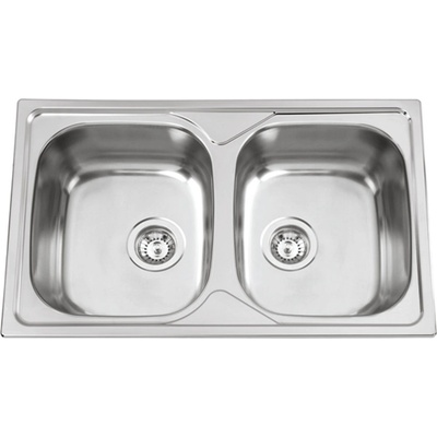 Sinks RDOKM80050026V OKIO 800 DUO V 0,6mm matný