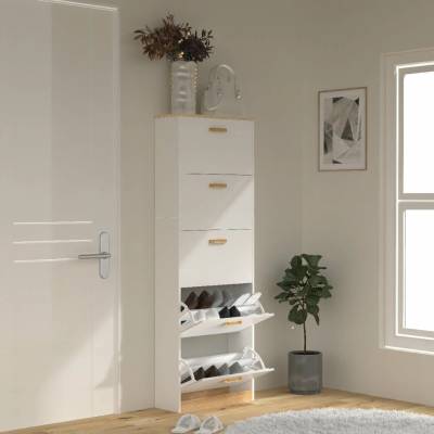 VCM Halom XL 59 × 22 × 170 cm bílý