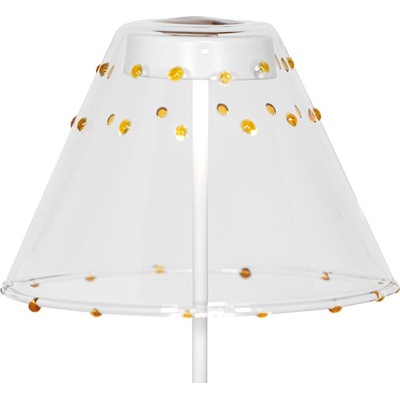 Zafferano Абажур за лампа Swap на малки точки стъклен жълт (LD102013)
