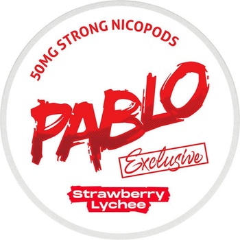 Pablo exclusive strawberry lychee 50 mg/g 20 vrecúšok