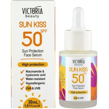 Victoria Beauty Sun Kiss Слънцезащитен серум за лице, SPF50, 30 ml