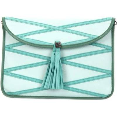 Sex And The City Fifth Avenue Tablet Sleeve - кожен калъф за iPad, нетбуци и таблети до 10 инча (син)