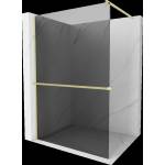 Mexen Kioto+ душ кабина с рафт Walk-in 70 x 200 см, графит, златно четка - 800-070-121-55-40 (800-070-121-55-40)