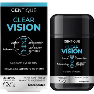 Gentique Longevity Clear Vision, 60 капсули, Gentique Longevity (190031)