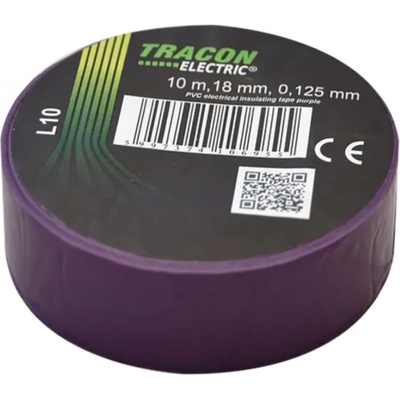 Tracon electric Páska izolačná 18 mm x 10 m fialová